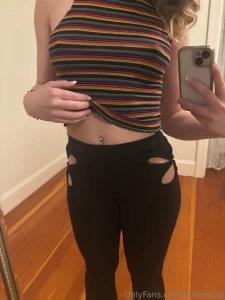 I love these pants because you can tell i m not wearing any panties