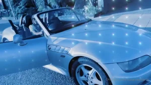 Loving the sun little play in the car