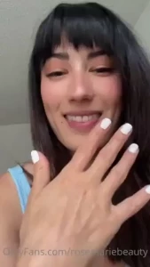 I painted my nails today i think i did a pretty good job so i put my