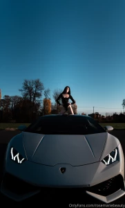 Unlock to see double b s on top of the lambo boobies and booty
