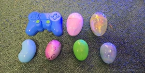 Prizes restocked 20 more stickers and magnets added to the eggs https