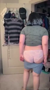 From may 2022 trying on my feeder s clothing i ve grown so fast i can