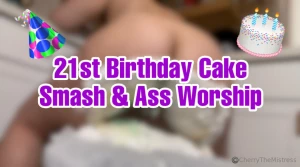 21st birthday cake smash amp ass worship what better way to celebrate