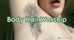 Body hair worship get up close views of my hairy pits and my hairy