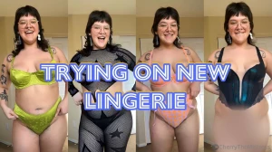 Trying on new lingerie watch me try on new lingerie pieces i bought