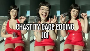 Chastity cage edging joi you ve had your chastity cage on for quite