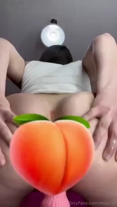 Brand new anal video with new toy pov i am riding my new 19cm dildo in 