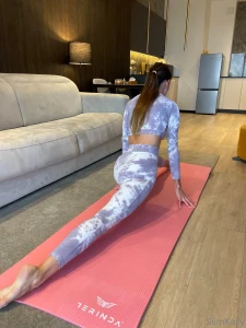 After yoga i feel completely renewed my body is light my thoughts are