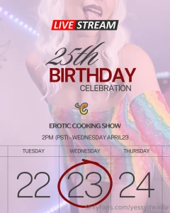Join me for two epic birthday livestreams it s my birthday month and i part 1