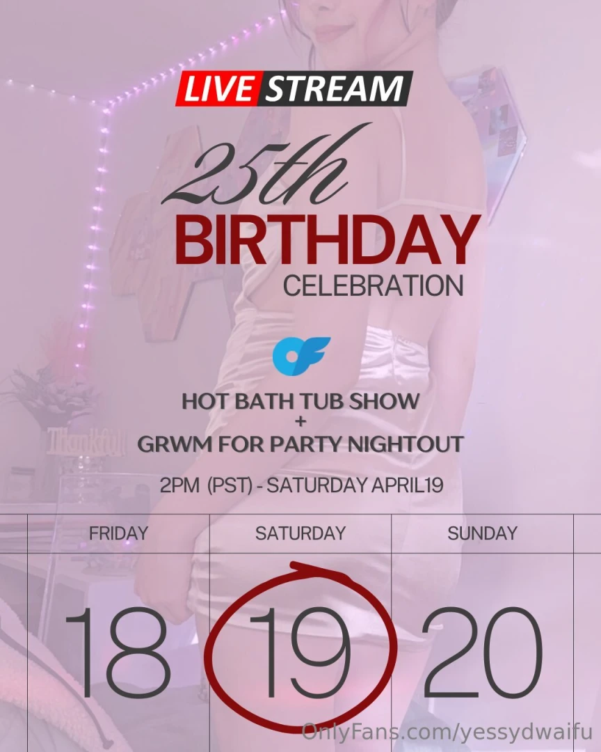 Join me for two epic birthday livestreams it s my birthday month and i 