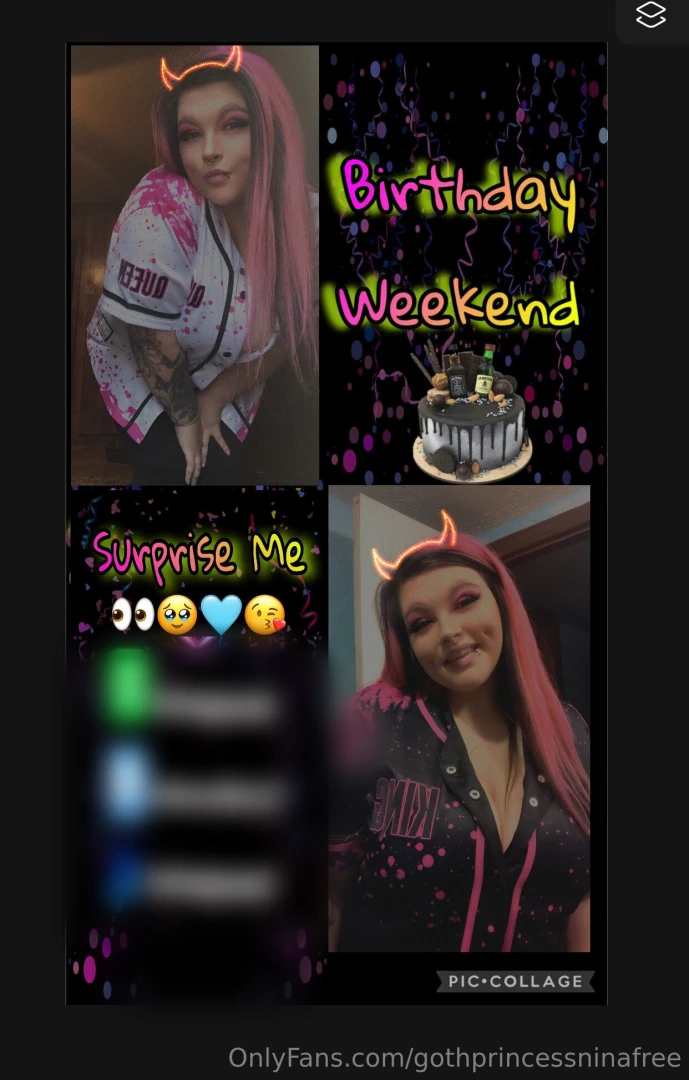 It s my birthday weekend which means you should surprise me with a tip 