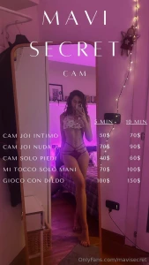 The mavi secret s cam amori miei la vostra mavi vi ha preparato questa