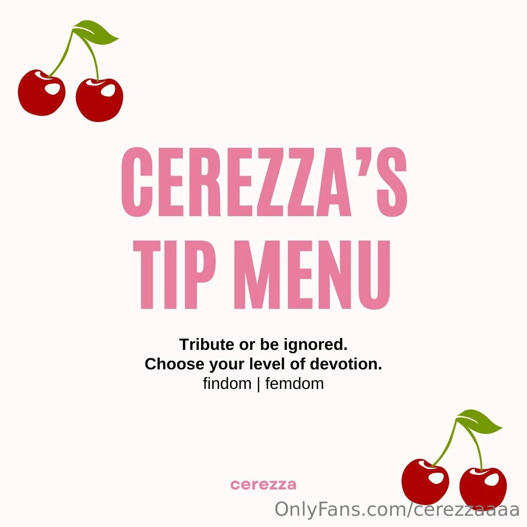 I ve just updated my tip menu and it s hotter than ever whether you part 7 