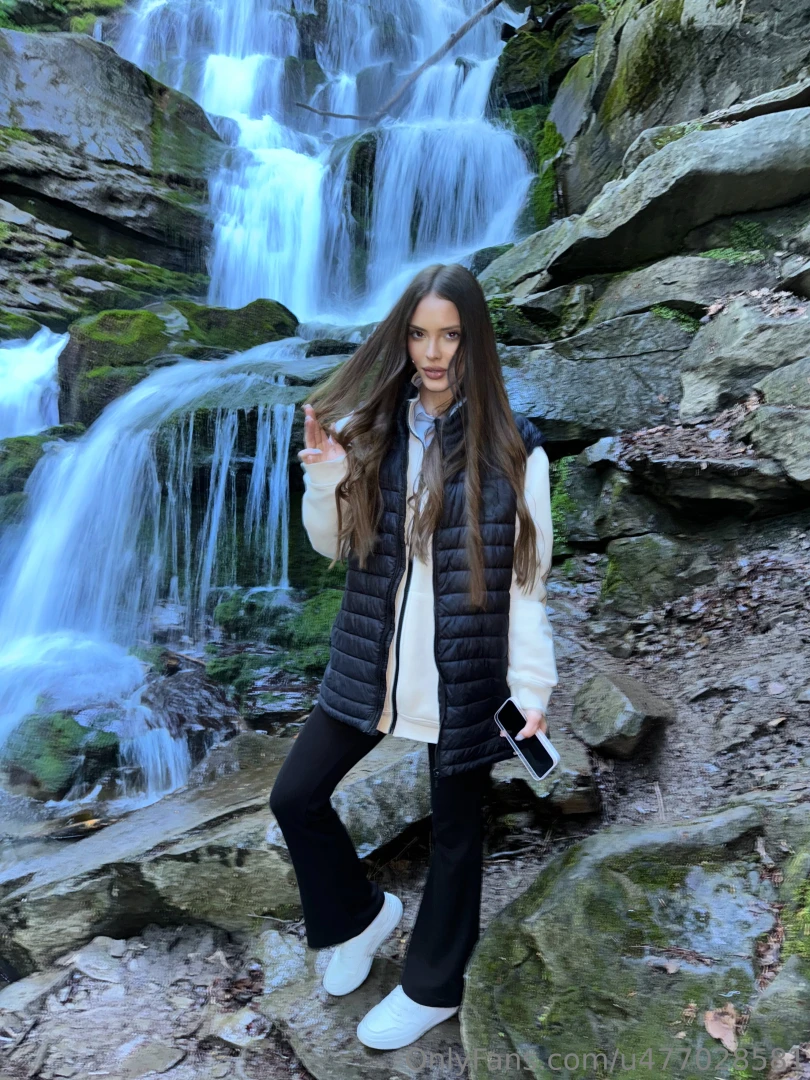 One of the most beautiful places for me is a waterfall the sheer power 