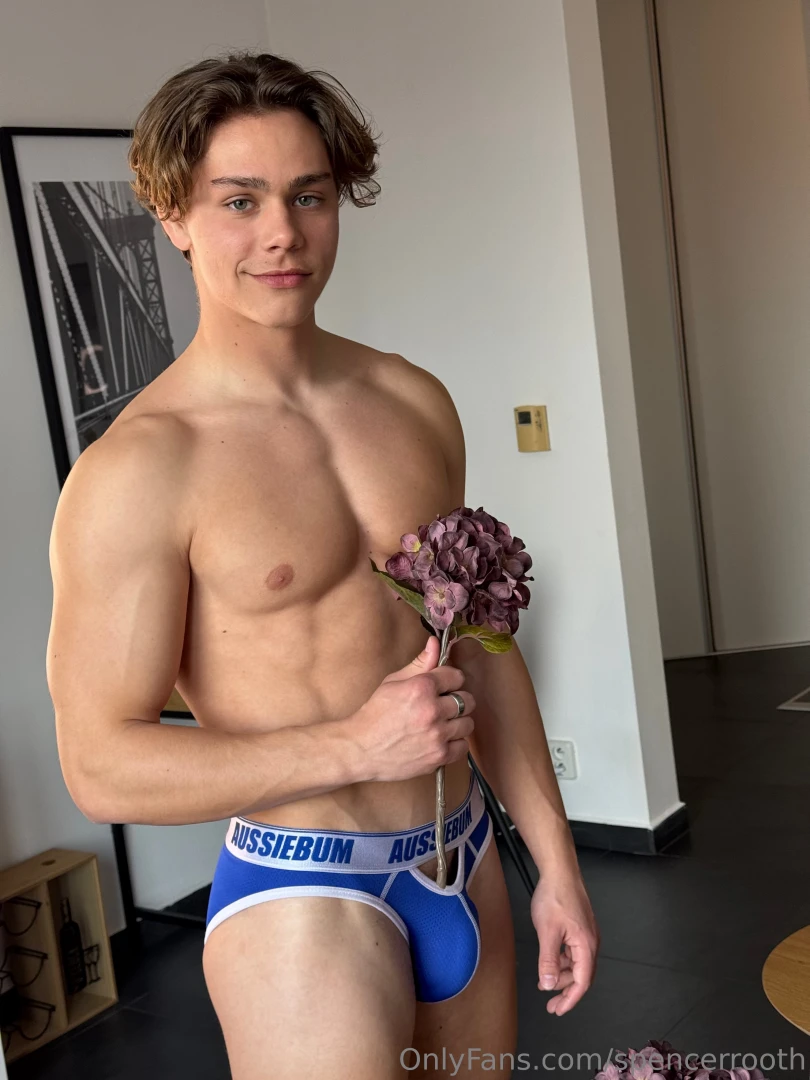 I brought flowers but i m the real gift here 