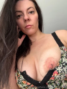 I used to bartend in this top not with my nipples out like this but i