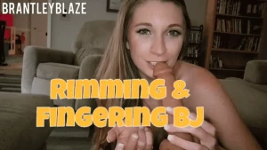 I ve got just what you need a pov rimming amp fingering blowjob