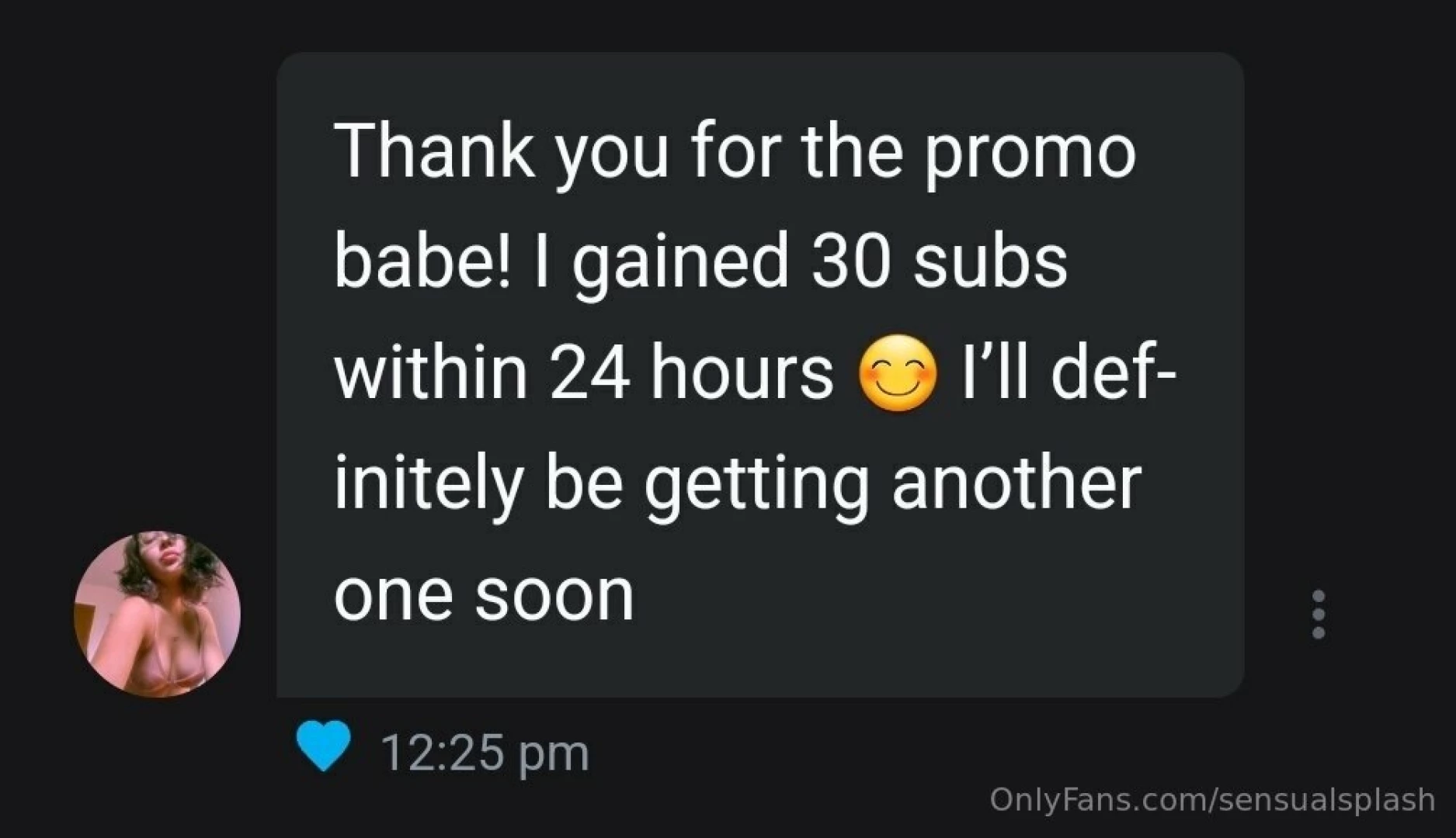 Thank you so much luvlyyyghst for the promo review 