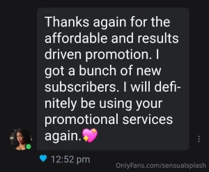 Thank you mscanada for the promo review