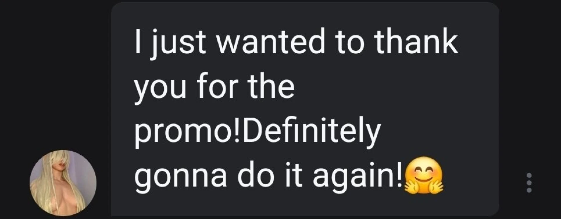 Thank you so much laael for the promo review 