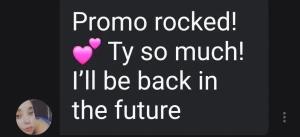 Thank you so much kimberkupcakes for the promo review