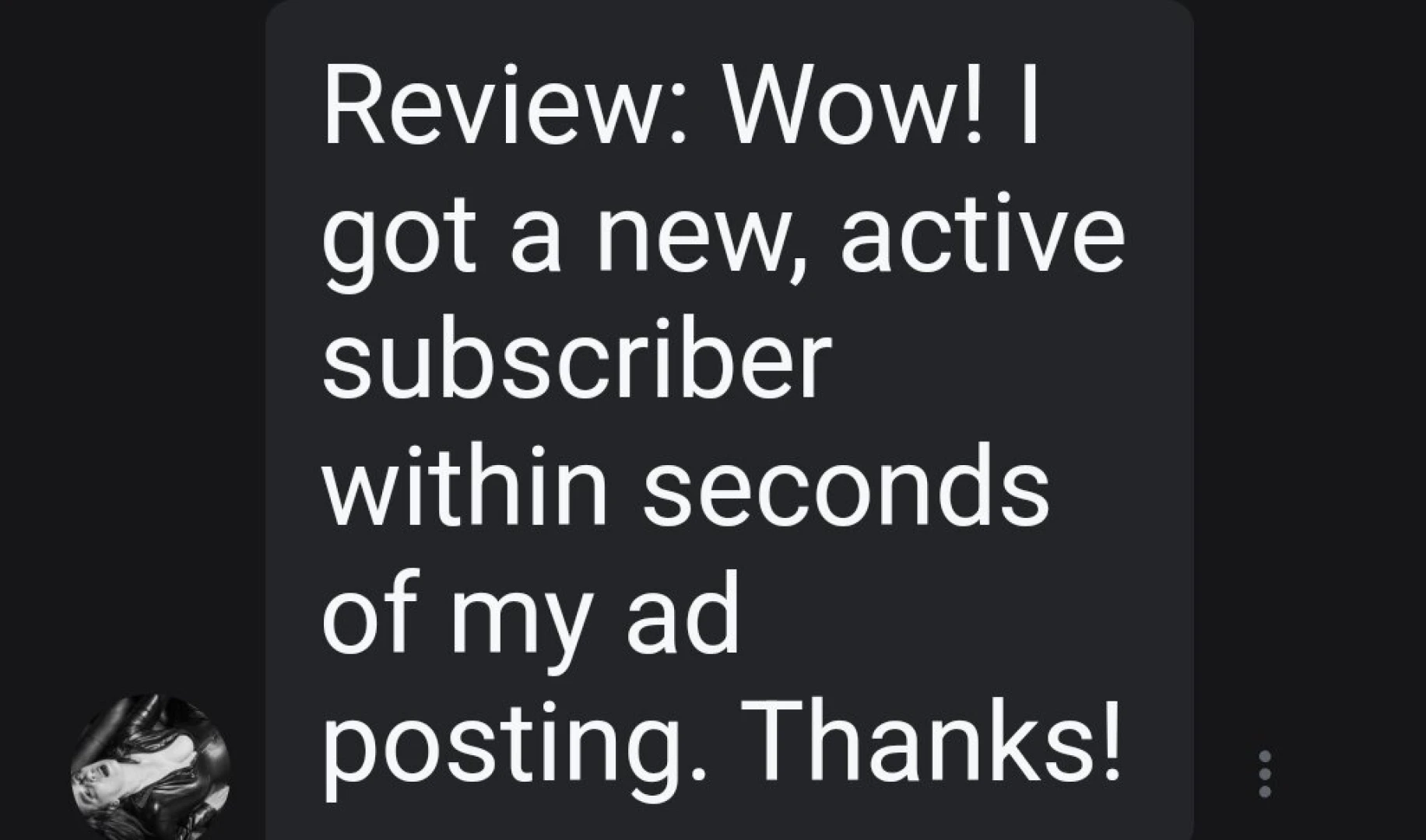 Thank you so much cougarstef for the promo review 