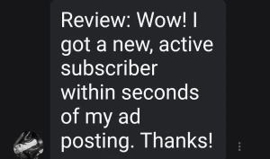 Thank you so much cougarstef for the promo review