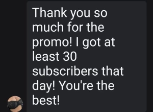 Thank you so much sassy_savage for the promo review