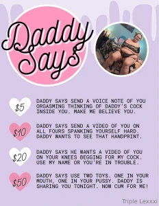 Tip accordingly to what you want special customs for you baby