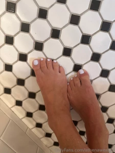 White with a hint of lavender and a freshly sugared