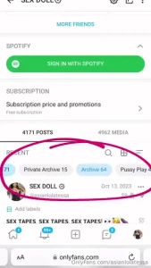 Look at these tabs at the top of my pahe baby it has all my videos