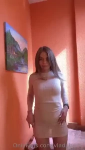 The baby wants you to think back under that dress is there underwear