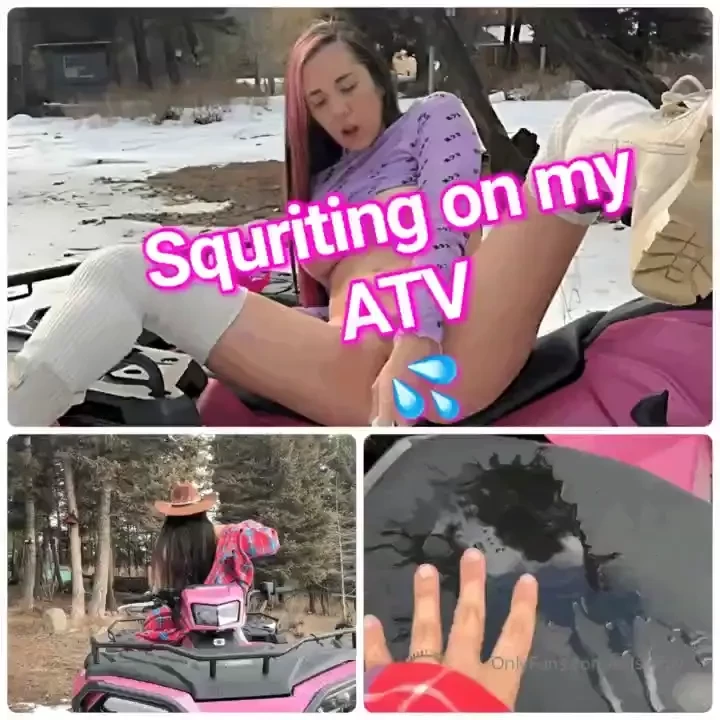 I squirted all over my atv watch as i strip completely naked while 