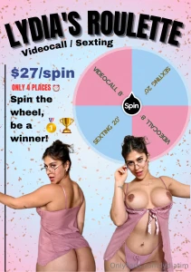 Videocall sexting roulette spin my wheel try your luck and win a 8