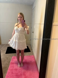 I put on a dress and put my hair in braids do you like part 2