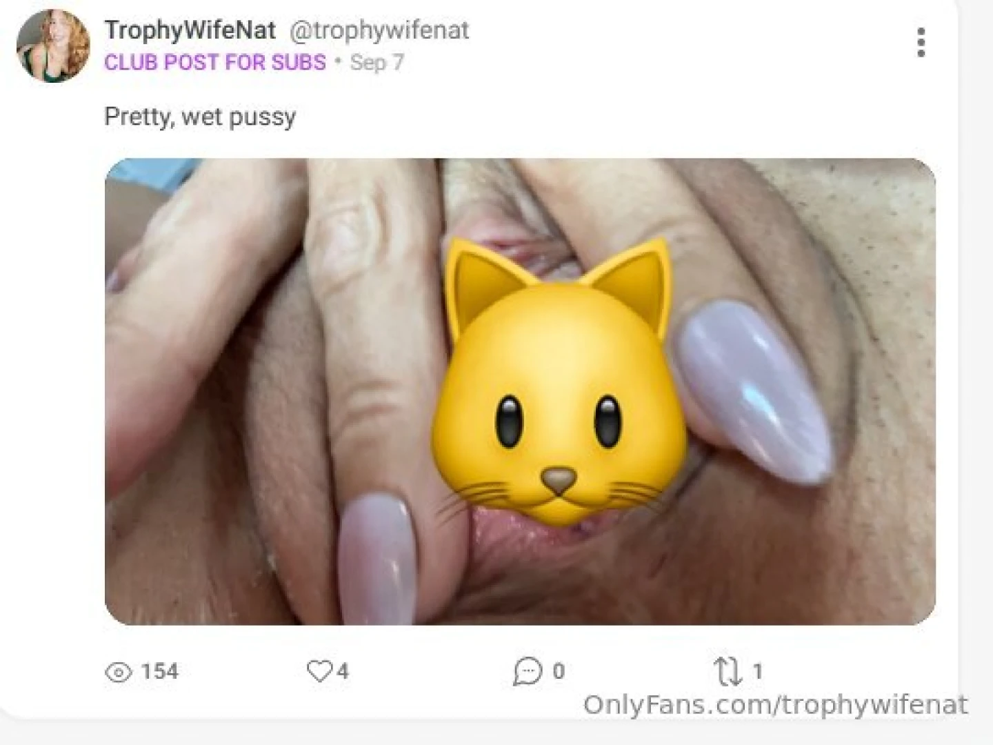 Cum give it a taste daddy trophywifenatvip i bet it s the tightest you 