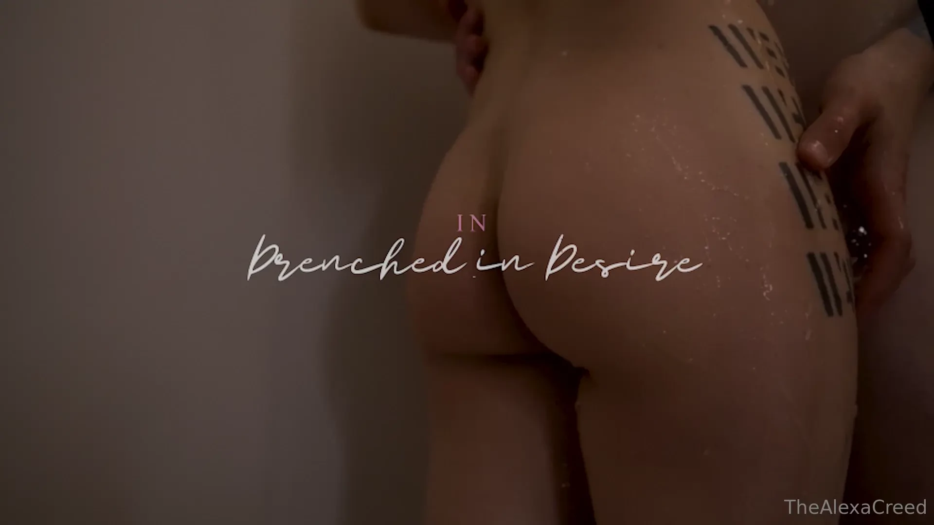 The steam rises my skin glistens and i can feel his hands roaming my 