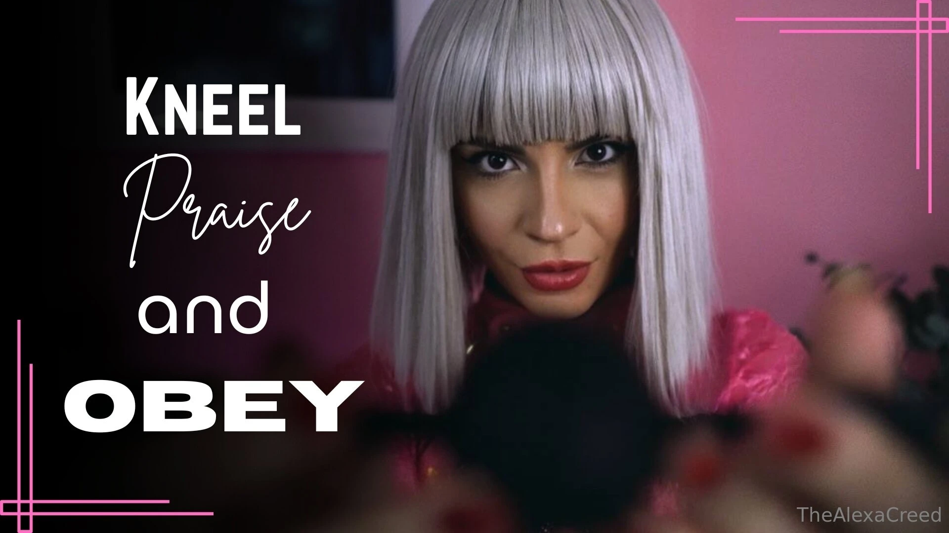 Kneel praise obey nbsp that s the only way to earn the privilege of 