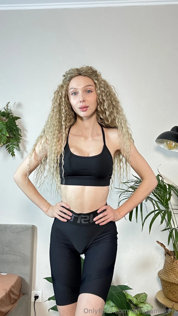 Morning sweat happy princess testing my limits one rep at a time and 