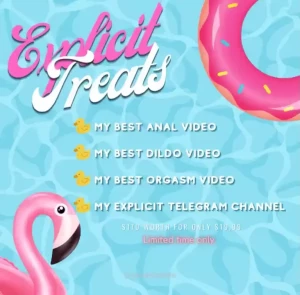 Explicit treats i want to spoil you with my best content contribute to