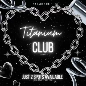 I just opened 2 spots for my vip club become a titanium member to