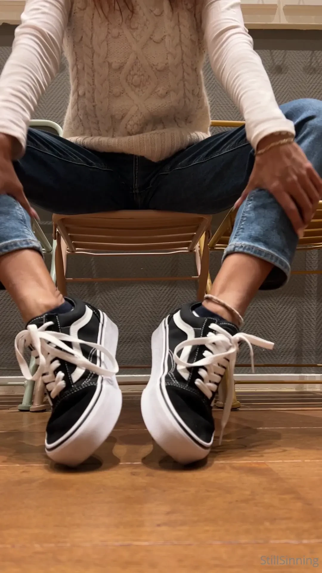 Cute socks with cute outfit 