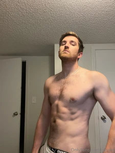 Enjoy homies post workout in gray sweats gotta be careful in the gym part 4