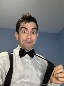 Looking fancy but feeling silly