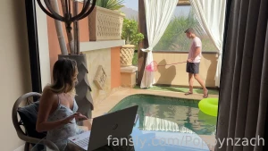 I seduced and fucked the pool boy fansly orgasm cum blowjob pussy