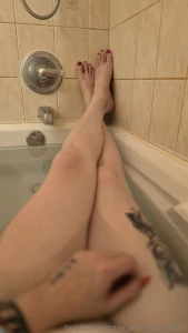 I wish i had access to a bigger bathtub one of the downsides of being