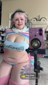 Just clowning around with my new toy clown bbw goofy silly chubby alt part 3