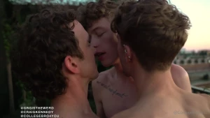 Short clip kissing grgisthewerd and craigkennedy in amsterdam a few