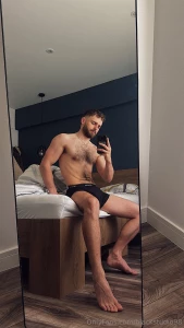 The shorts came off