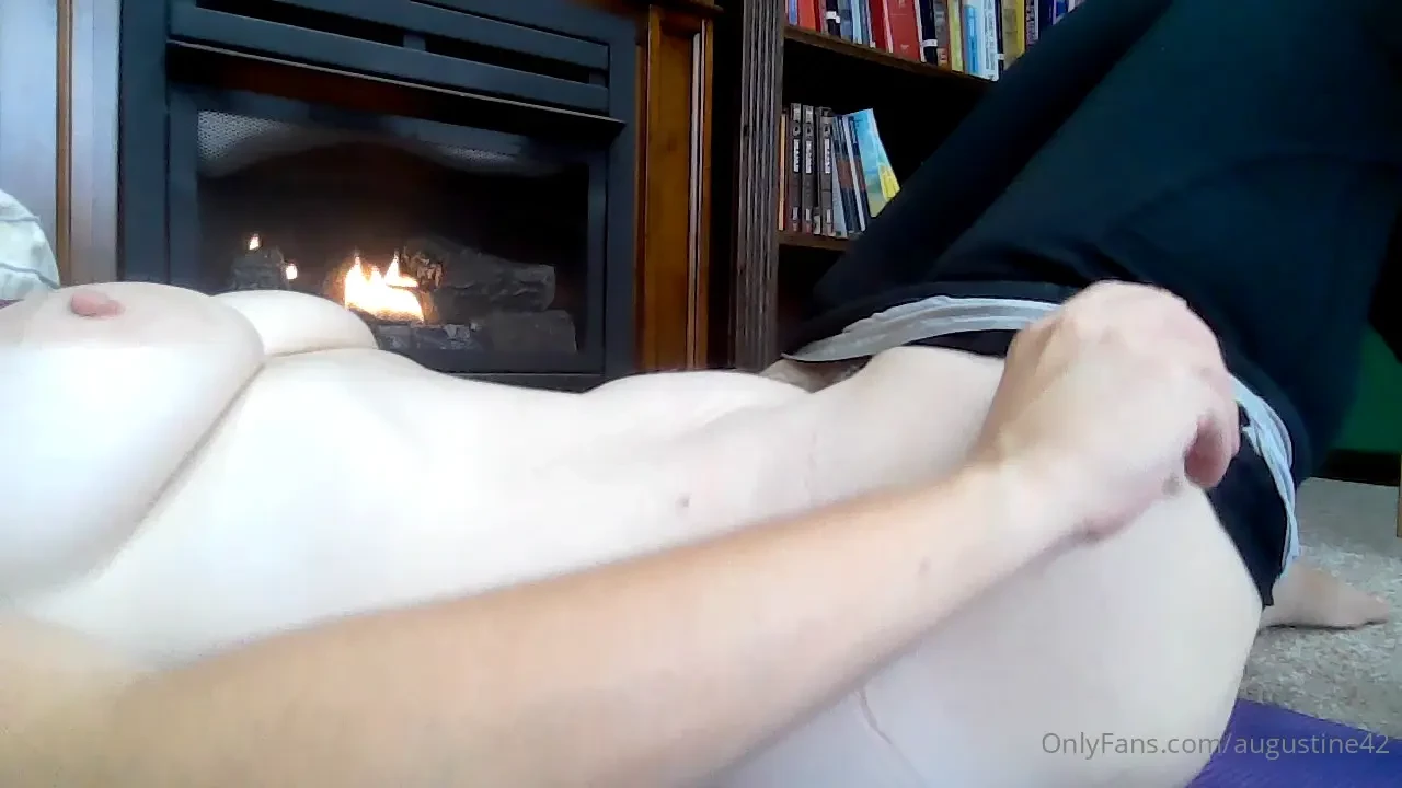 Sunday strip by the fire 